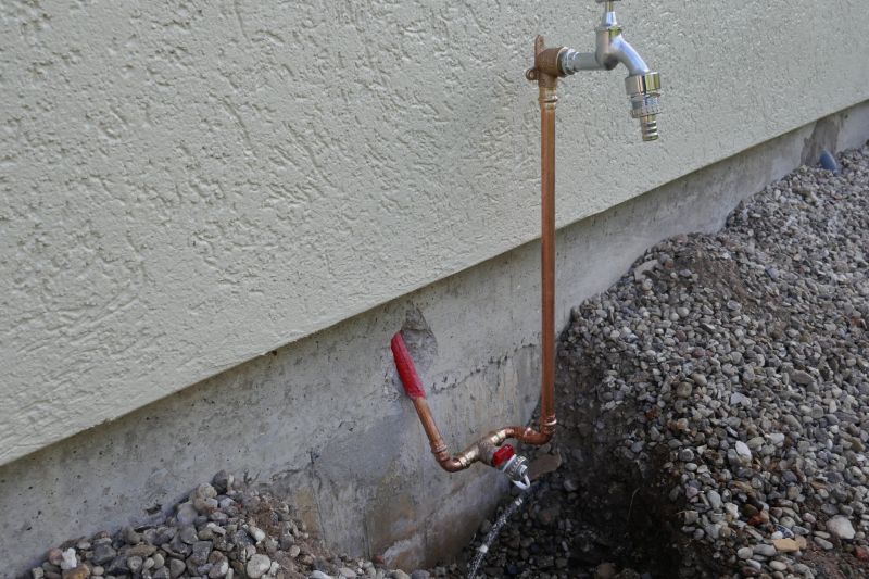 Outdoor Spigot Installation detail